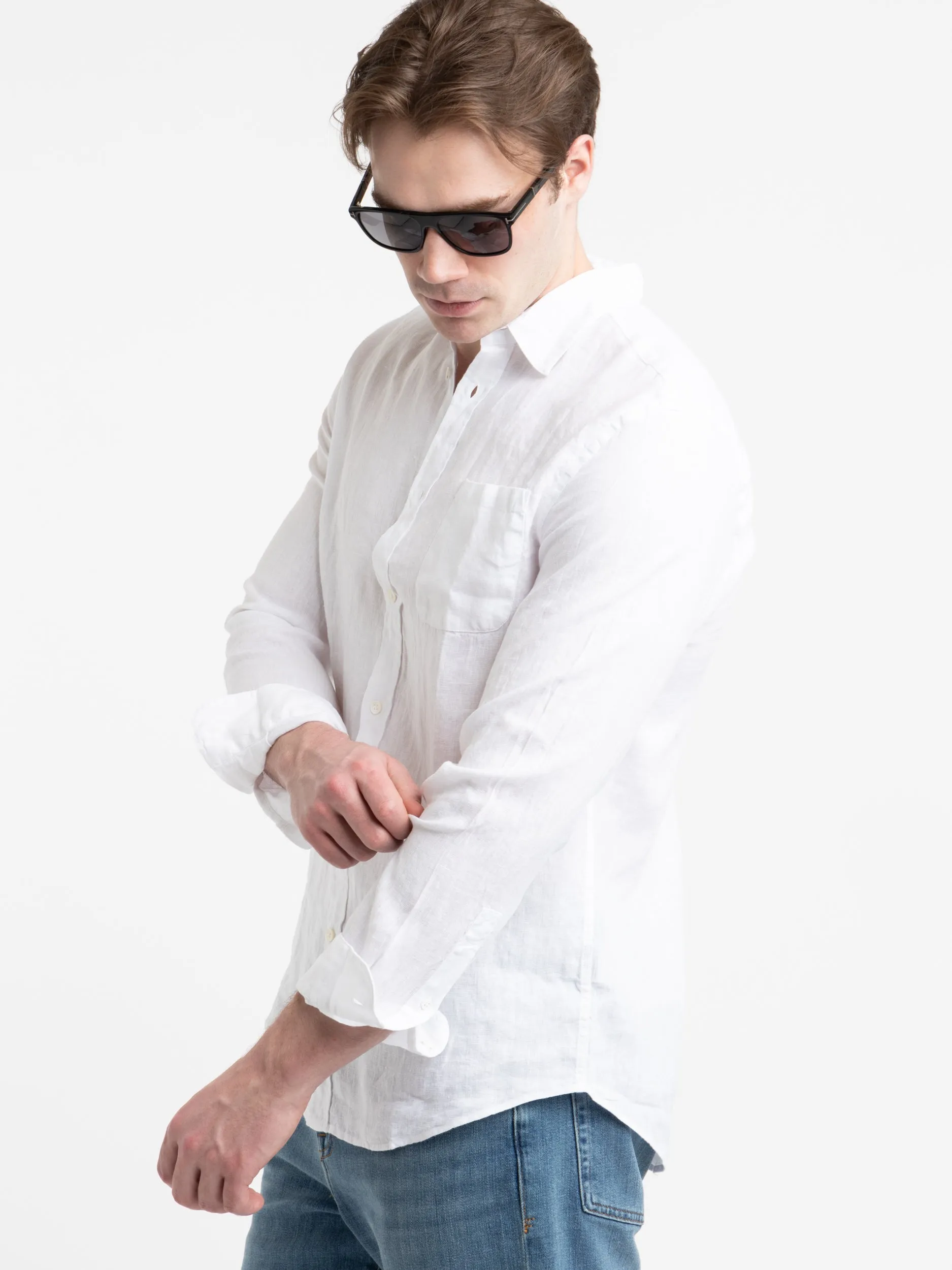 White Linen Shirt