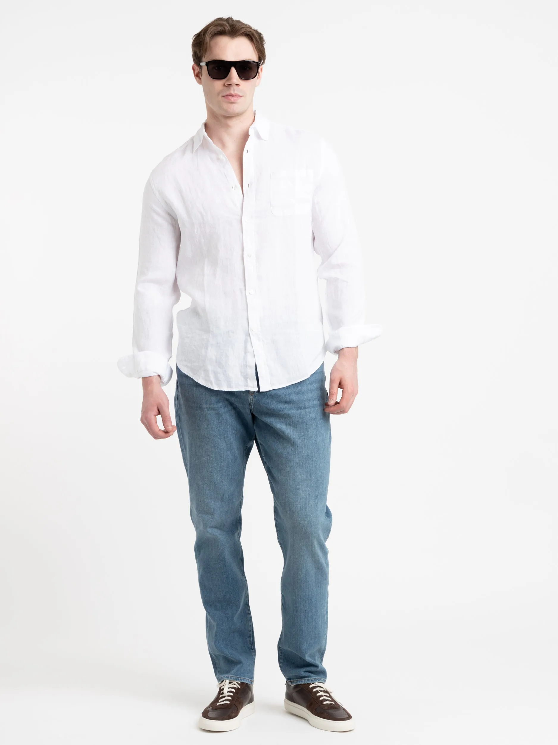 White Linen Shirt