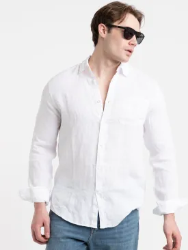 White Linen Shirt