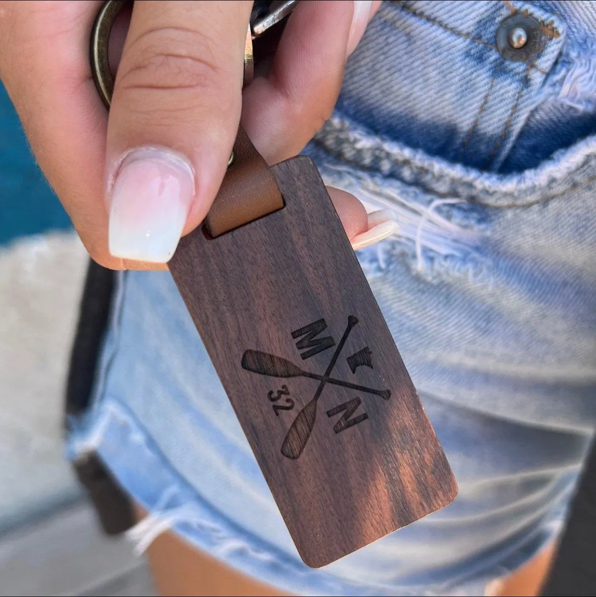 Wild Wood Keychain