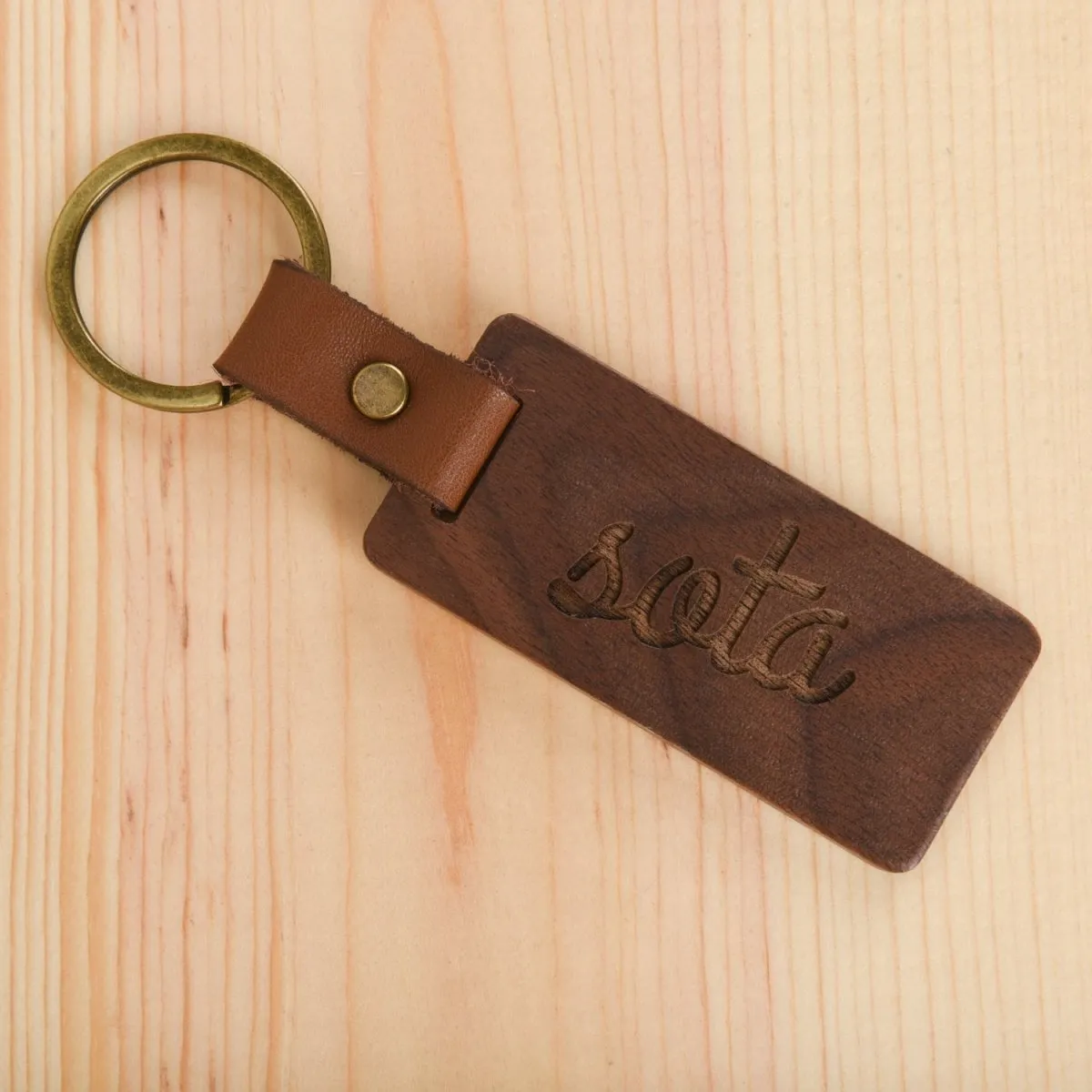 Wild Wood Keychain