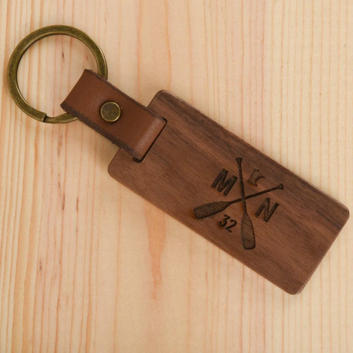 Wild Wood Keychain